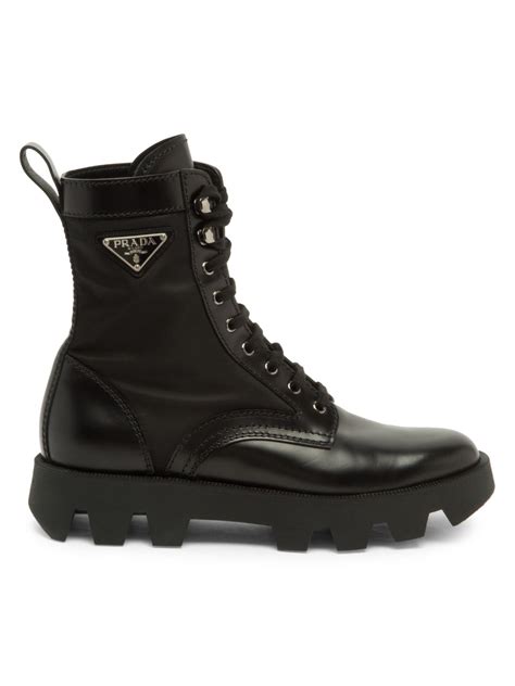 botas prada milano|prada nylon combat boots.